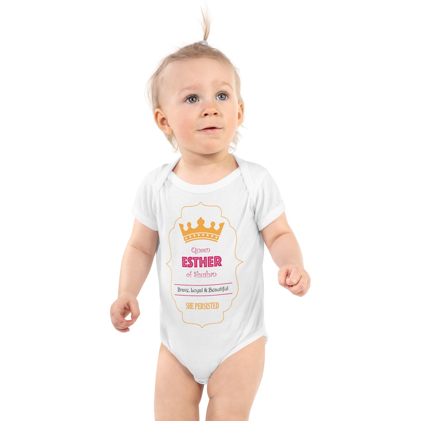 Queen Esther: She Persisted Onesie - Empowerment from the Crib!