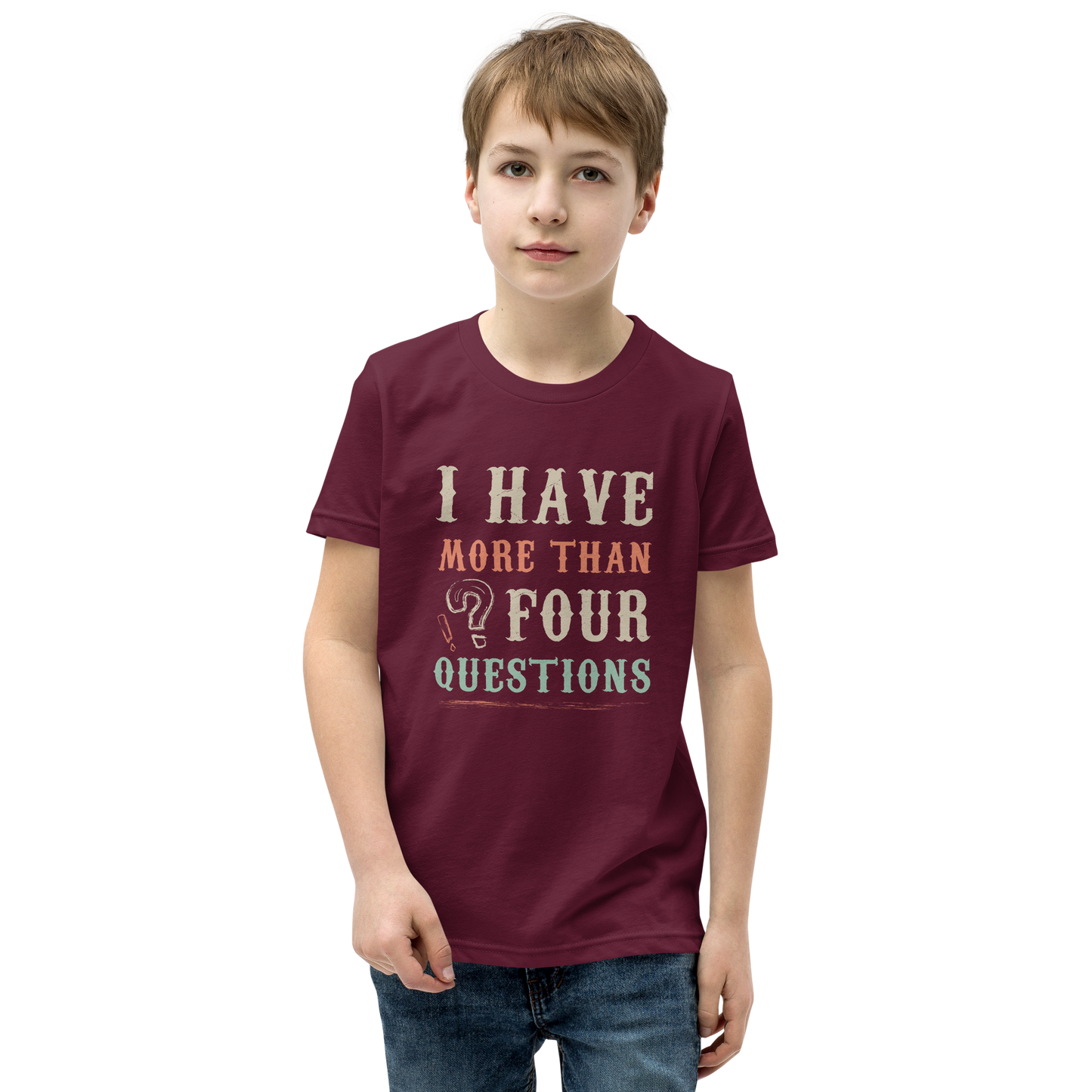I Have More Than Four Questions" Kids Passover Shirt - A Seder Night Special!