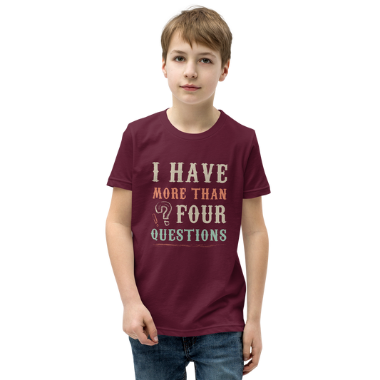 I Have More Than Four Questions" Kids Passover Shirt - A Seder Night Special!