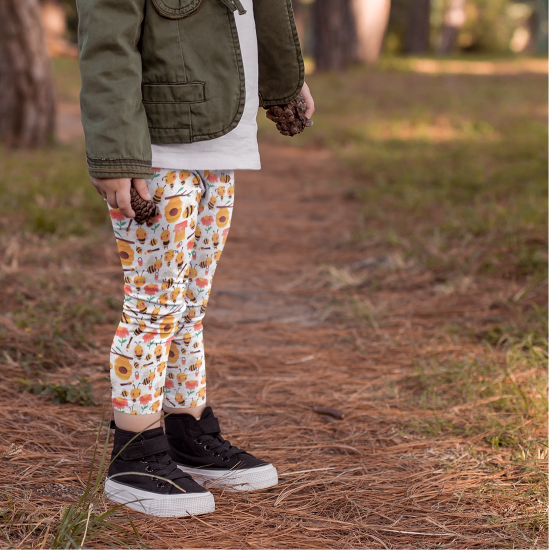 Sweet Honey Kids Leggings - Embrace Rosh HaShanah with Sweetness and Style!