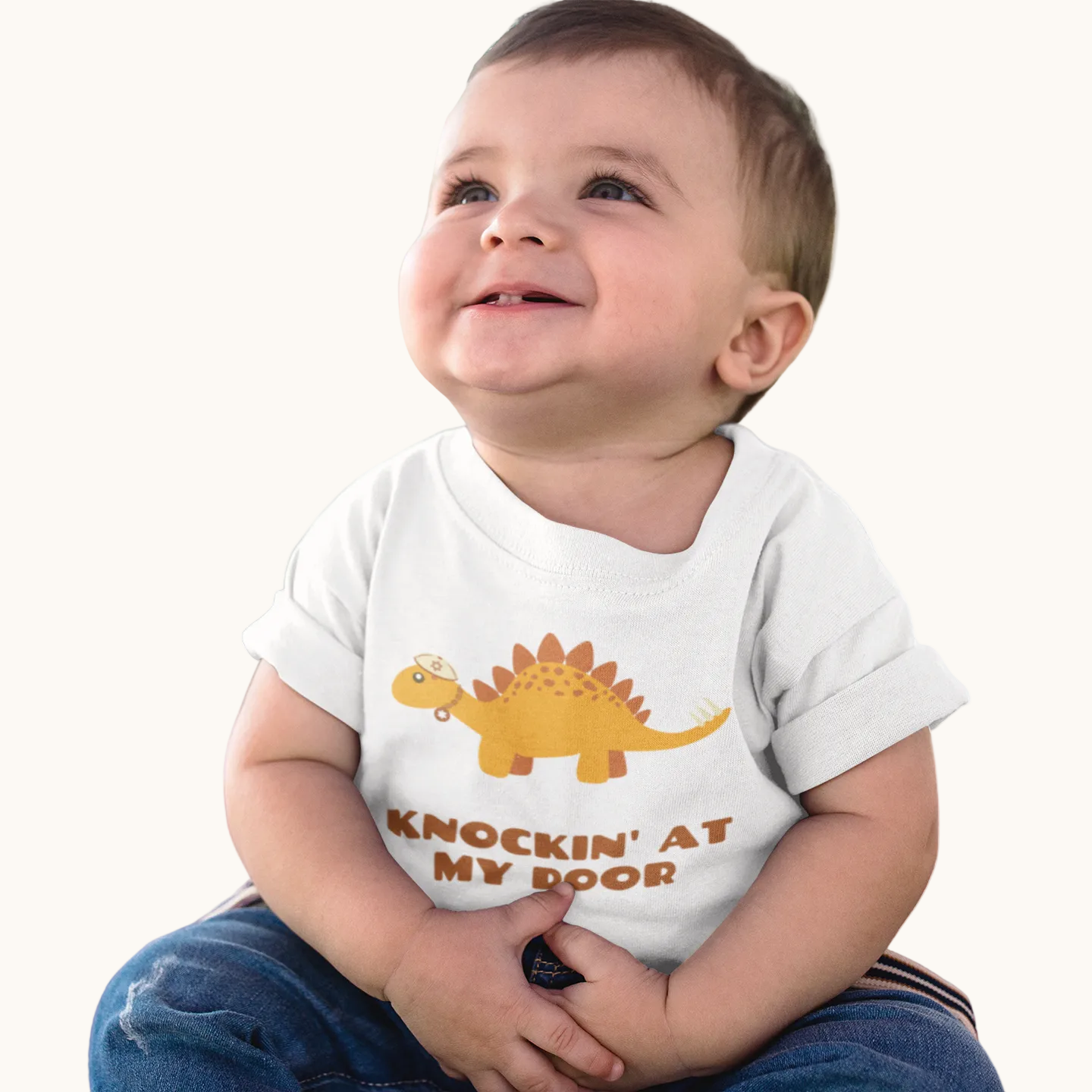 Dinosaur Knockin' at My Door Todder Tee