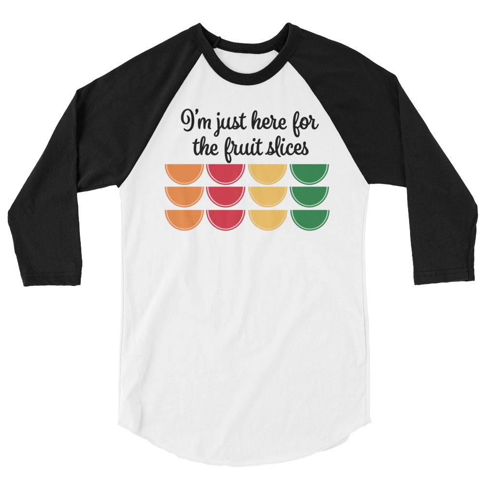 I'm Just Here for the Fruit Slices - Humorous Passover Baseball Tee