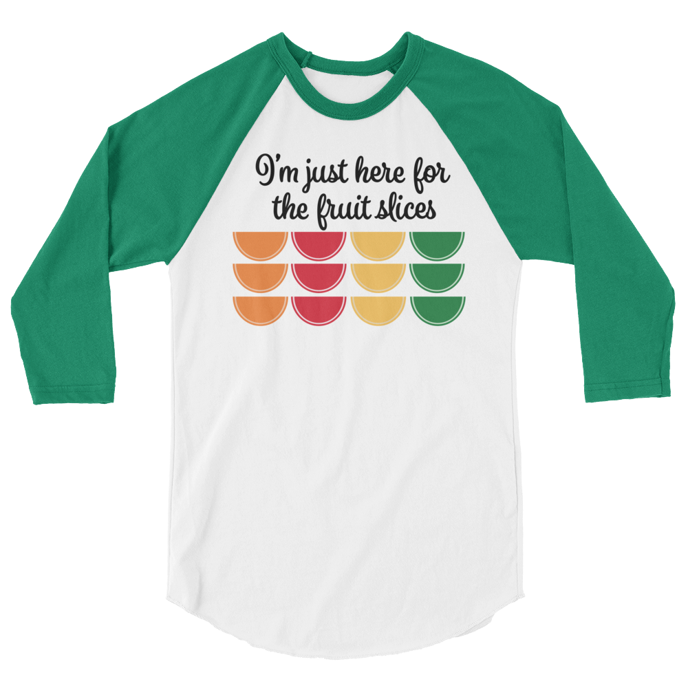 I'm Just Here for the Fruit Slices - Humorous Passover Baseball Tee