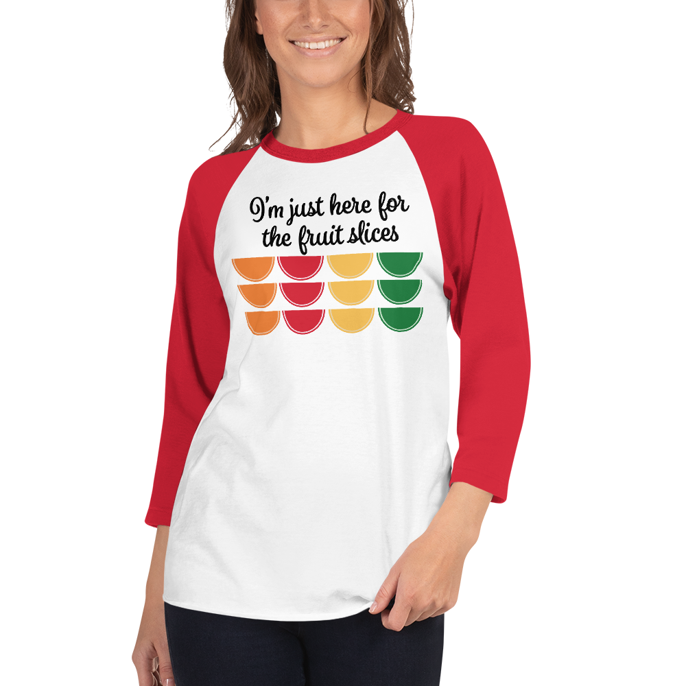 I'm Just Here for the Fruit Slices - Humorous Passover Baseball Tee