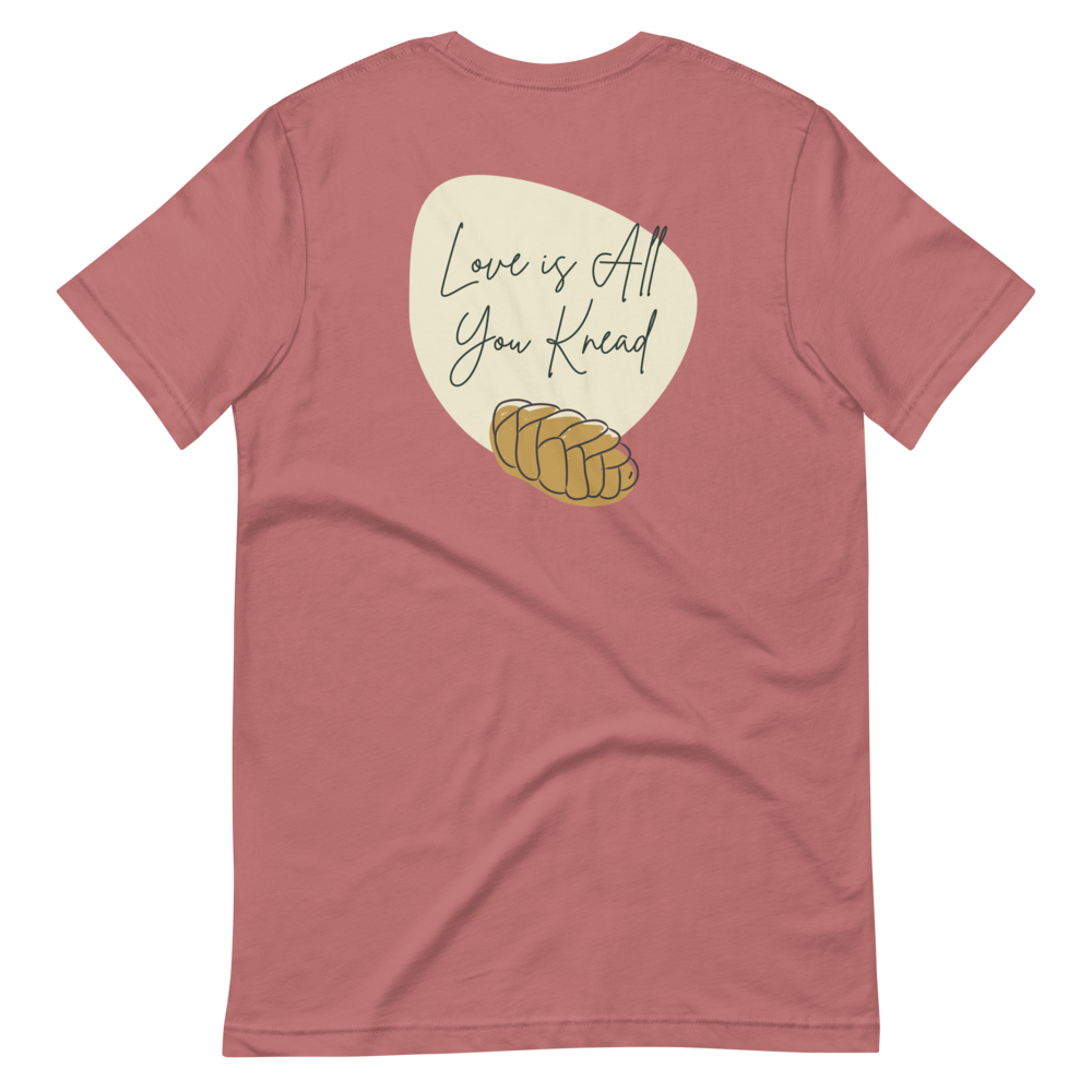 All You Knead is ❤️ Tee - A Beatles-Inspired, Challah-Themed Punny Shirt