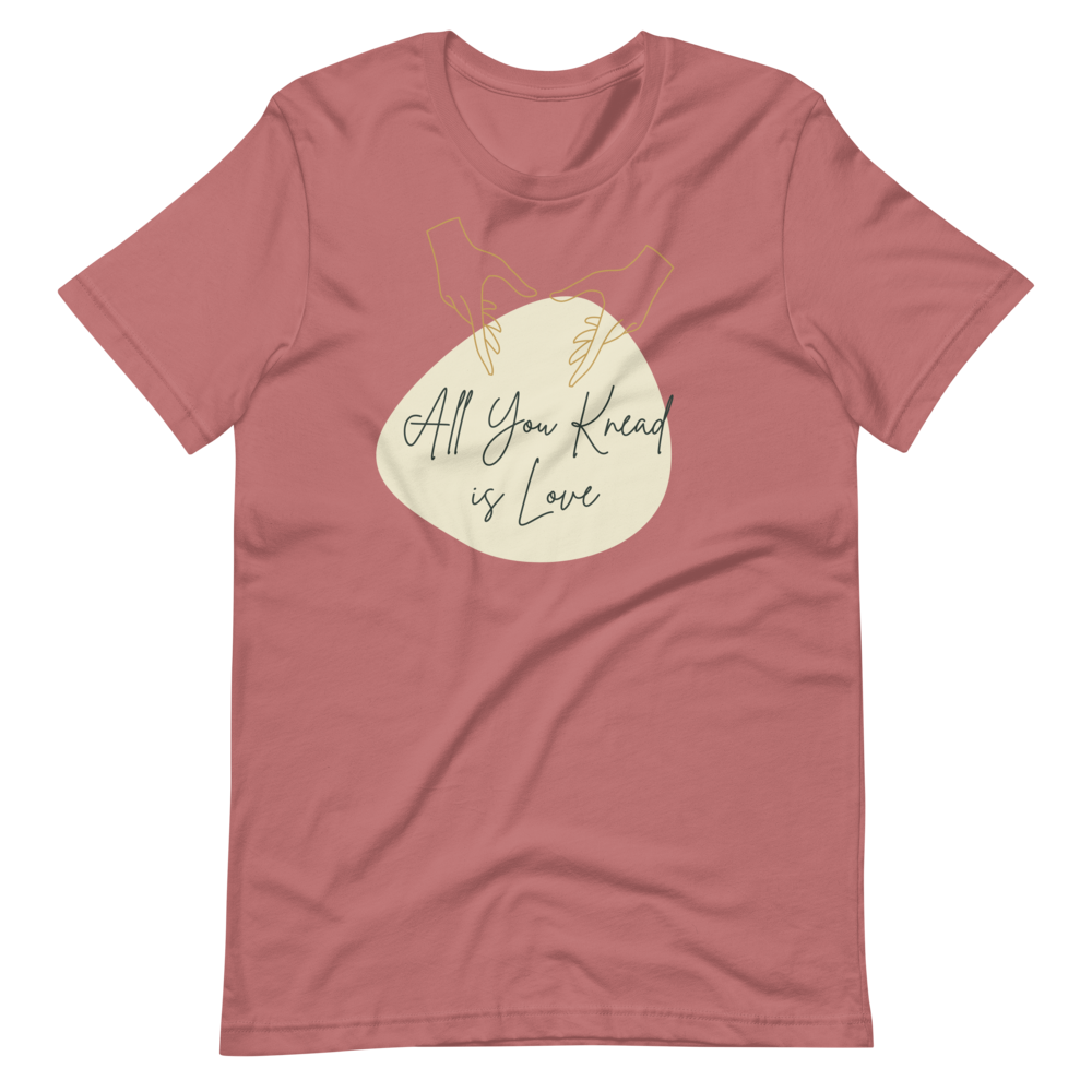 All You Knead is ❤️ Tee - A Beatles-Inspired, Challah-Themed Punny Shirt