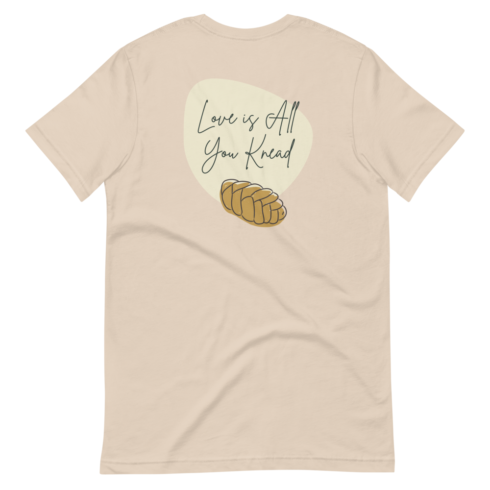 All You Knead is ❤️ Tee - A Beatles-Inspired, Challah-Themed Punny Shirt