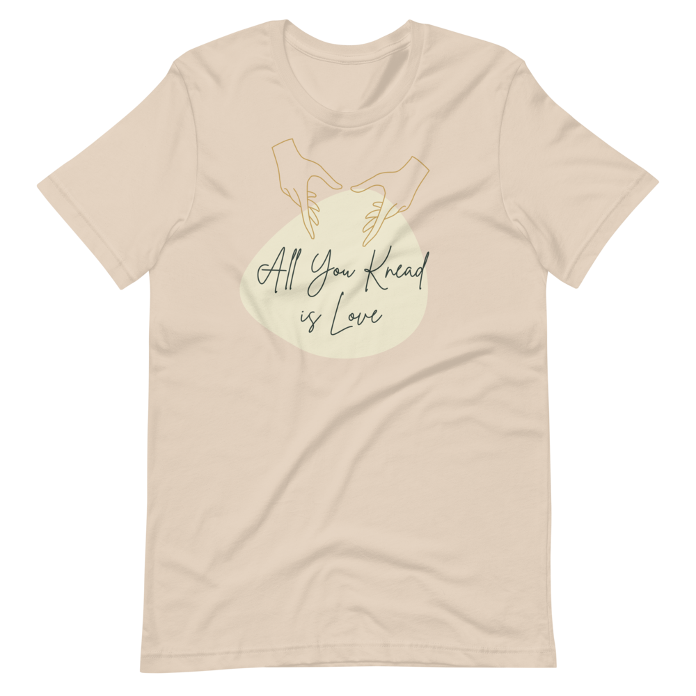 All You Knead is ❤️ Tee - A Beatles-Inspired, Challah-Themed Punny Shirt
