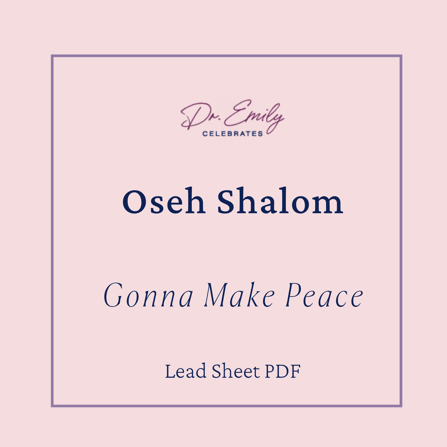 Oseh Shalom (Gonna Make Peace)