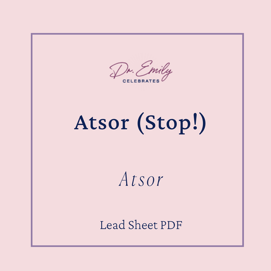 Hebrew Freeze Dance- Atsor (Stop!)