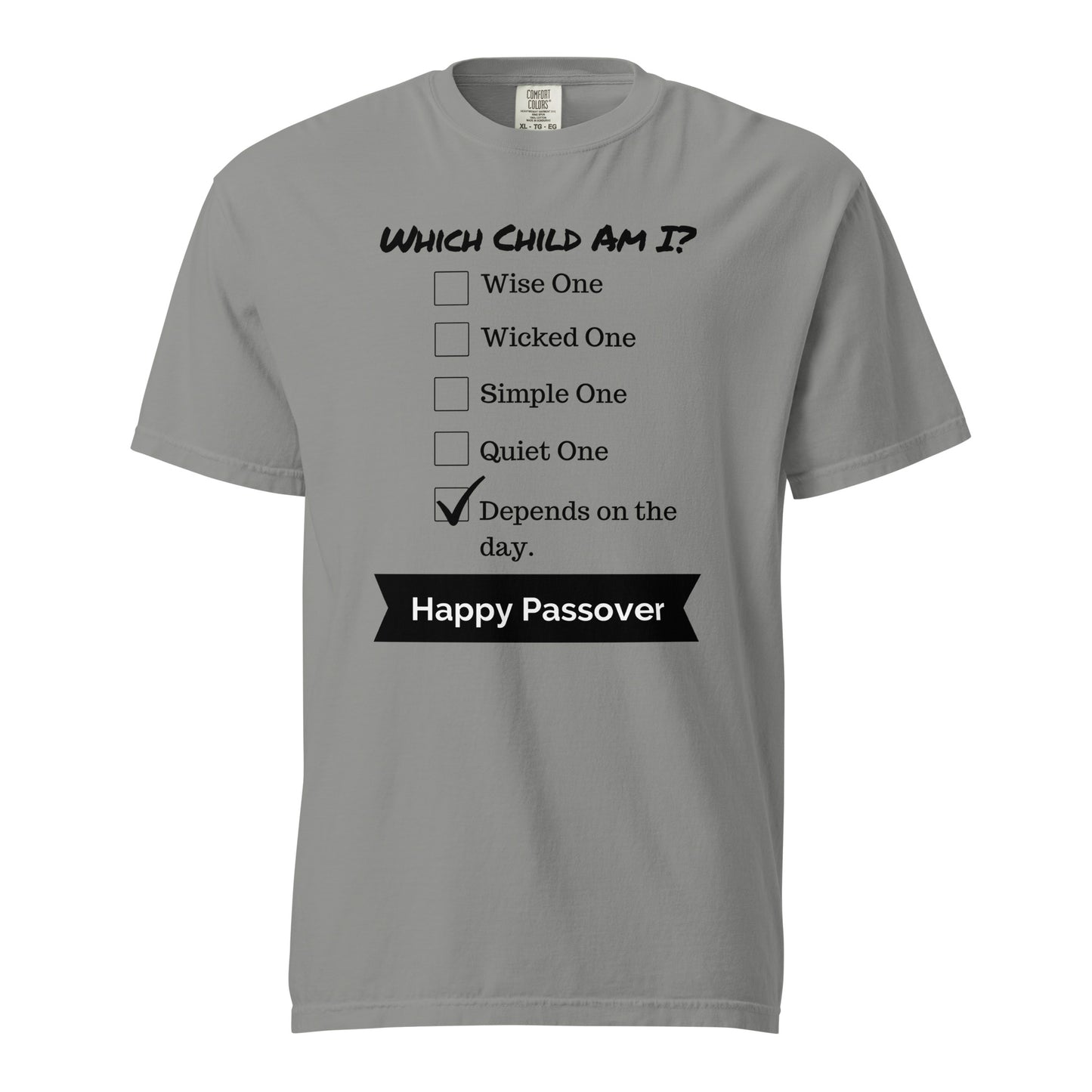 Which Child Am I Funny Seder Shirt