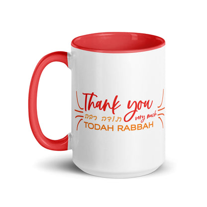 Todah Rabah Thank You Mug Morah Gift