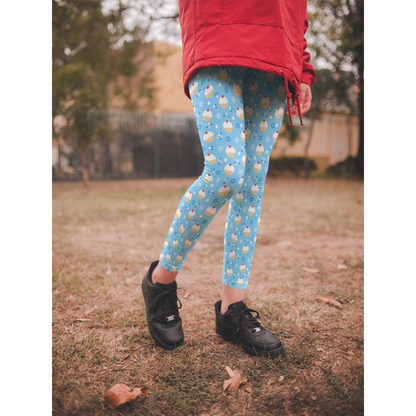 Little Kid's Chanukah Donut Leggings