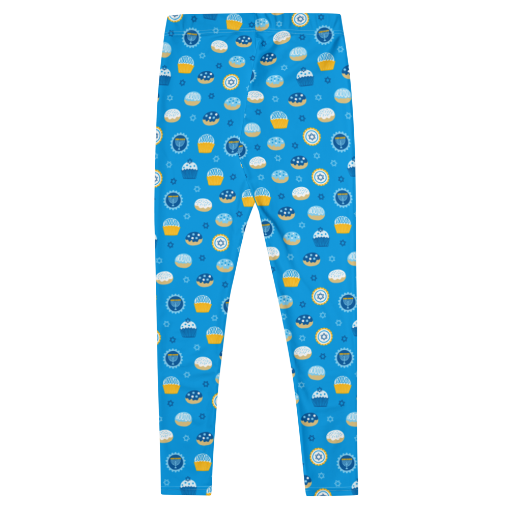 Donut Design Chanukah Leggings - Sweet Style for Your Festival of Lights