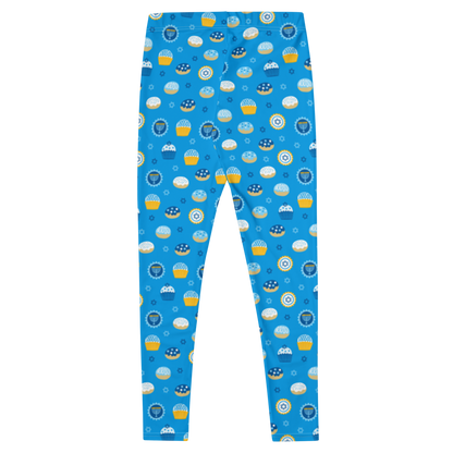 Donut Design Chanukah Leggings - Sweet Style for Your Festival of Lights