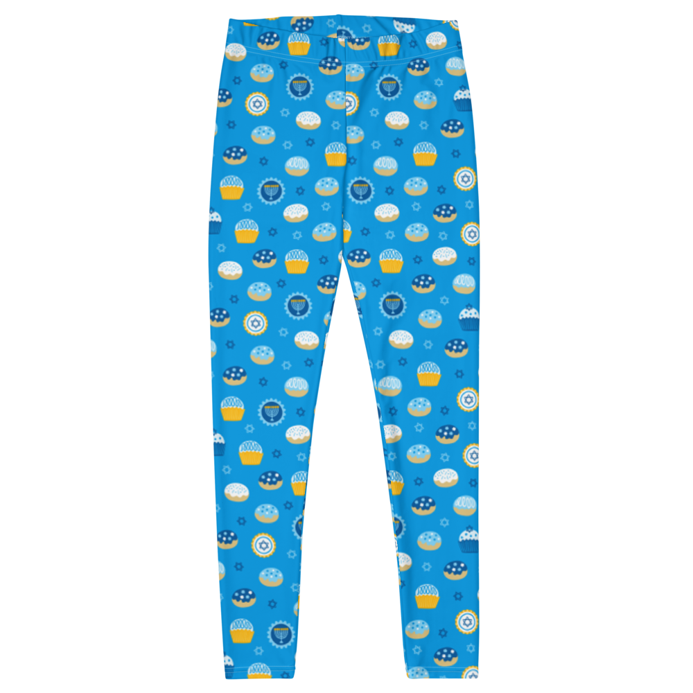 Donut Design Chanukah Leggings - Sweet Style for Your Festival of Lights