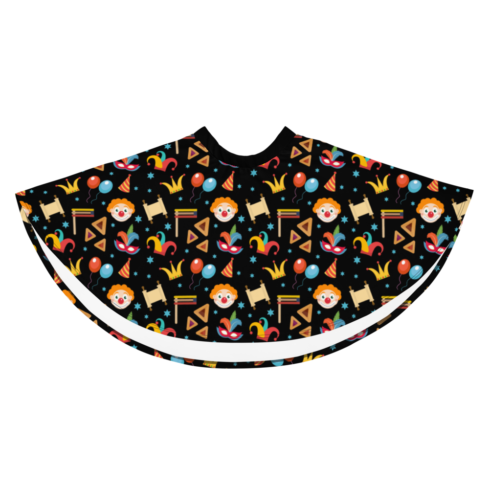Purim Party Skater Skirt - Spin into the Festive Spirit!"  Product Description: