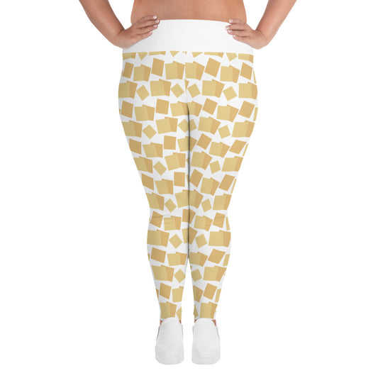 Matza Leggings Plus Size | High-Rise Waistband Passover Leggings