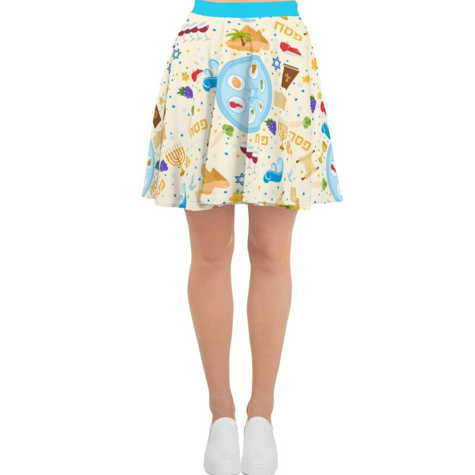 Passover Seder Story Skater Skirt