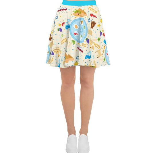 Passover Seder Story Skater Skirt