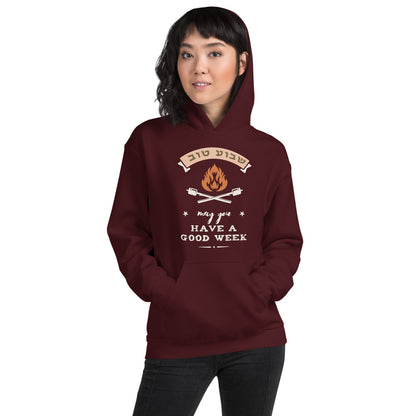 Shavua Tov Hoodie Sweatshirt - Inspired by 'The Twisted Candle' Song