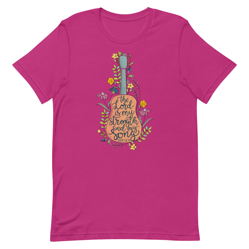 The Lord Is My Strength 💪 In 🎶  | GOD Is My Power Tee Shirt