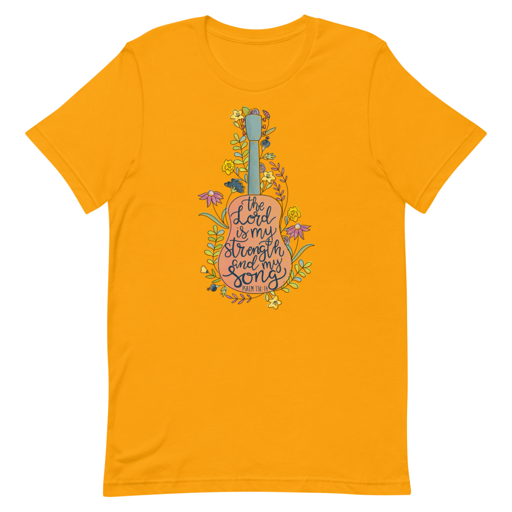 The Lord Is My Strength 💪 In 🎶  | GOD Is My Power Tee Shirt