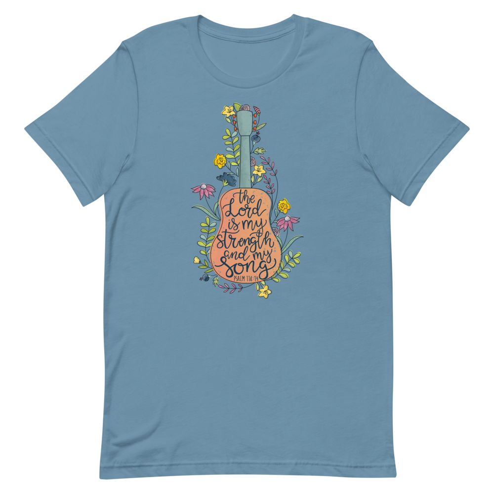 The Lord Is My Strength 💪 In 🎶  | GOD Is My Power Tee Shirt