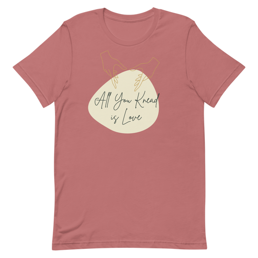 All You Knead is ❤️ Tee - A Beatles-Inspired, Challah-Themed Punny Shirt