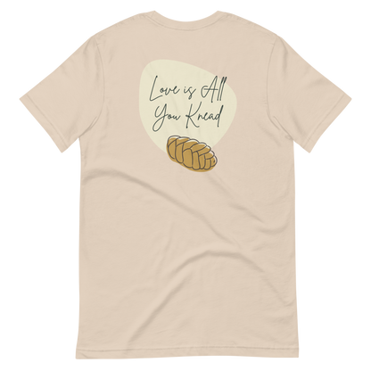 All You Knead is ❤️ Tee - A Beatles-Inspired, Challah-Themed Punny Shirt